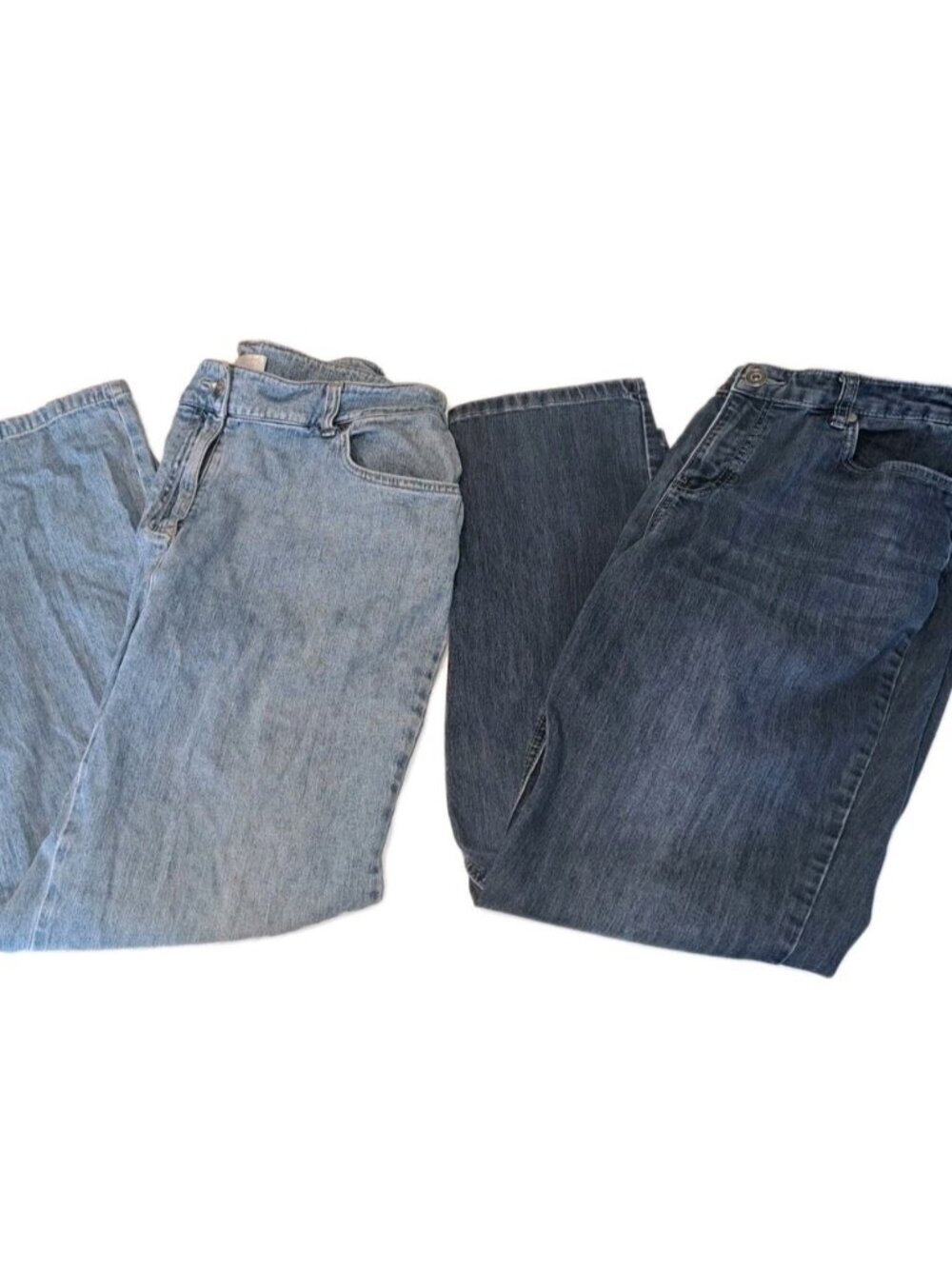 Christopher & Banks Women's Size 12 Blue Jeans 32x30 Lot Of TWO